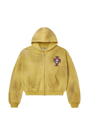 Vale Sun Cluster zip-up hoodie - Yellow