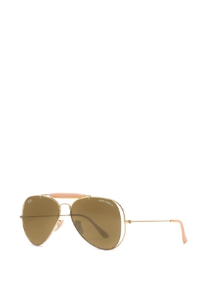 Dolce & Gabbana Eyewear x ray-ban pilot-frame sunglasses - Gold