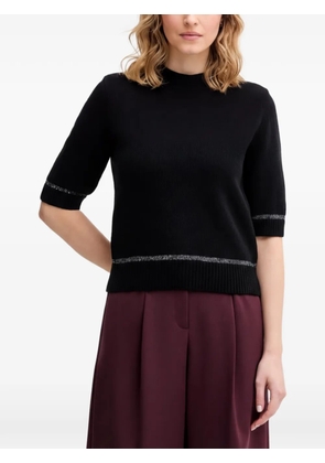 Benetton short-sleeve sweater - Black
