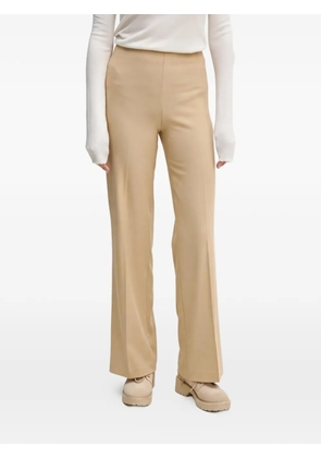 Benetton zip straight trousers - Neutrals