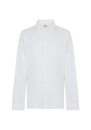 Fedeli long-sleeve cotton shirt - White