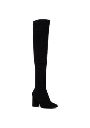 Jeffrey Campbell suede over-the-knee boots - Black