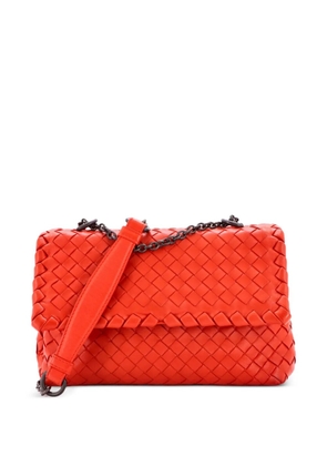 Bottega Veneta Pre-Owned Olimpia Intrecciato Nappa Small crossbody bag - Orange