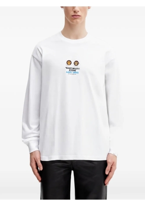 AAPE BY *A BATHING APE® Baby Milo graphic-print T-shirt - White