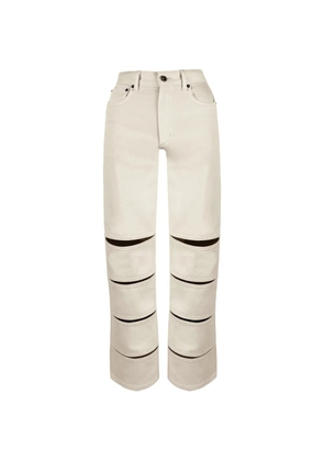 Contessa Mills Arcana cut-out jeans - Neutrals