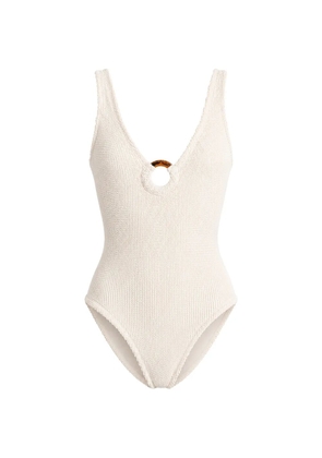 Hunza G Celine swimsuit - Neutrals