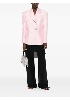TWENTY FOURHAITCH Marfa crystal-embellished oversized blazer - Pink