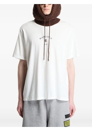 MM6 Maison Margiela logo-print T-shirt - White