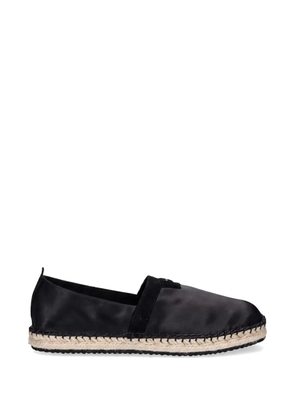 Gant logo-detail espadrilles - Black