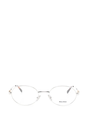 Miu Miu Eyewear oval-frame glasses - Silver