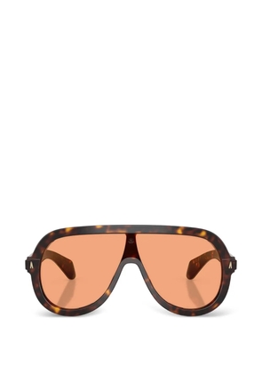 Moncler Eyewear havana pilot sunglasses - Brown