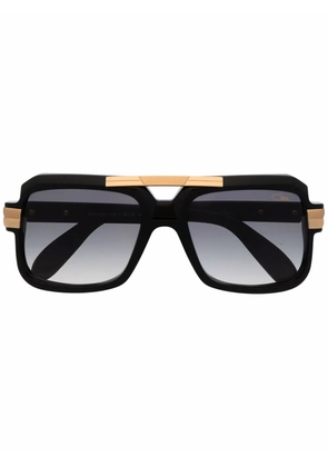 Cazal metallic-bridge sunglasses - Black