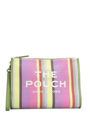 Marc Jacobs The Pouch striped clutch bag - Red