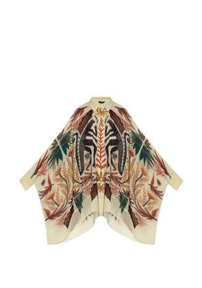 ETRO x Baby Tooth graphic-print asymmetric-hem shirt - Neutrals