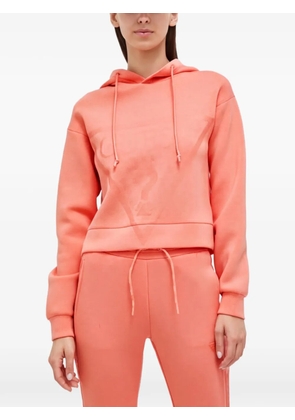 GUESS USA logo-print hoodie - Orange