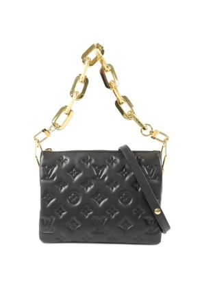 Louis Vuitton Pre-Owned Coussin BB Monogram embossed shoulder bag - Black