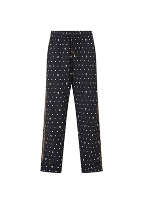 Camilla Flamenco Folklore Lounge printed drawstring trousers - Blue