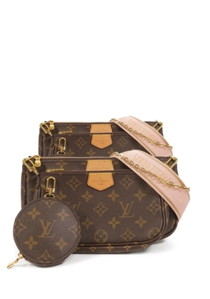 Louis Vuitton Pre-Owned Multi Pochette Accessoires Monogram crossbody bag - Brown