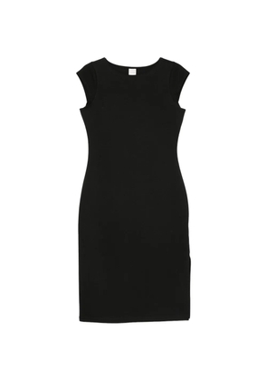 Calvin Klein cap-sleeve midi dress - Black