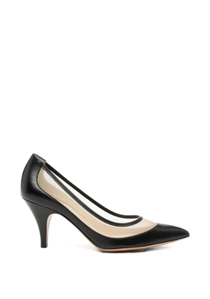 KHAITE Pre-Owned The River mesh-panel pumps - Black