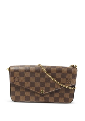 Louis Vuitton Pre-Owned Félicie Damier shoulder bag - Brown