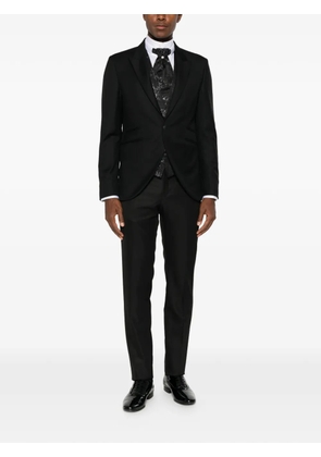 Carlo Pignatelli floral-jacquard suits - Black
