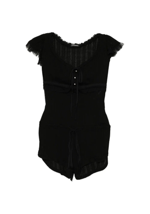 Ann Demeulemeester Eila playsuit - Black