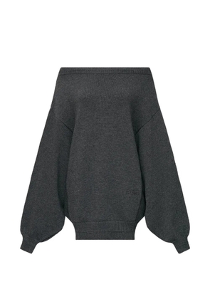 MM6 Maison Margiela merino wool knitted dress - Grey