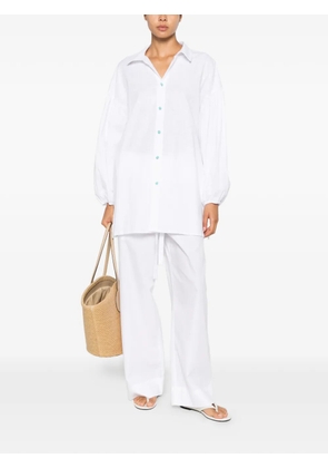 COTAZUR balloon-sleeve shirt - White