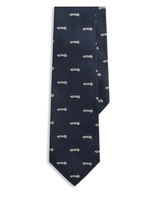 Ralph Lauren Purple Label automobile-patterned tie - Blue