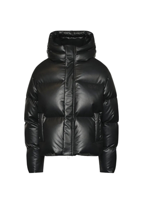 MM6 Maison Margiela hooded puffer jacket - Black
