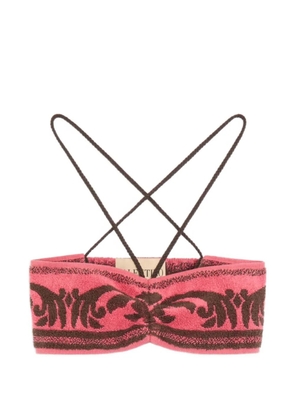 Valentino Garavani terry cloth top - Pink