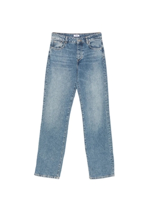 LIU JO logo-embroidered crystal-embellished jeans - Blue