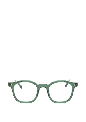 Matsuda round-frame glasses - Green