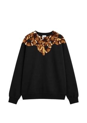 COUNTY OF MILAN snake-print sweater - Black