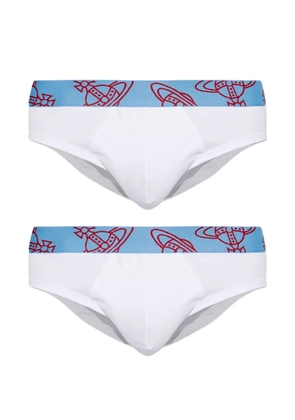 Vivienne Westwood Orb-logo briefs - White