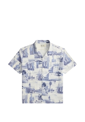 Ralph Lauren RRL graphic-print short-sleeve shirt - Blue