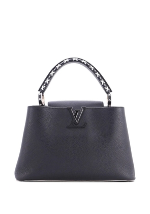 Louis Vuitton Pre-Owned Capucines Bag Leather with Whipstitch Detail PM satchel - Black