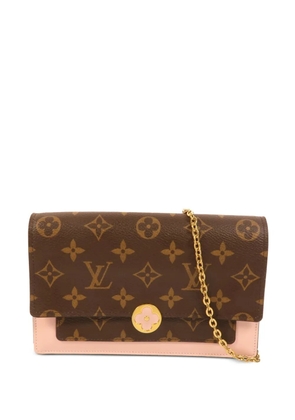 Louis Vuitton Pre-Owned Louis Vuitton Flore Monogram chain wallet shoulder bag - Brown