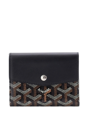 Goyard Pre-Owned Saint Gabriel Wallet Coated Canvas and Leather Compact small wallets - Black