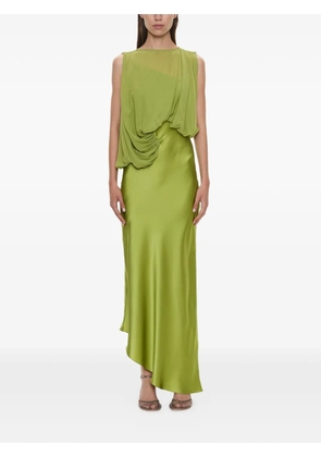 Christopher Esber Cumulus draped asymmetric dress - Green