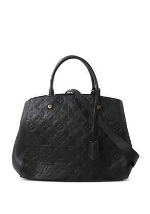 Louis Vuitton Pre-Owned MM Montaigne calfskin tote bag - Black