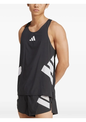 adidas Adizero logo-print tank top - Grey