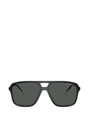 Armani Exchange double-bridge sunglasses - Black