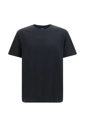 Balmain logo-embroidered T-shirt - Black