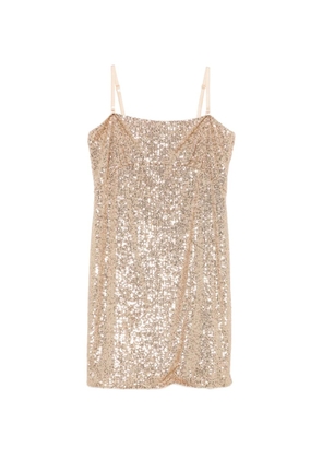 Just Cavalli sequinned mini dress - Gold