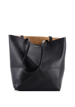 Loewe Pre-Owned Puzzle Fold Leather Medium tote bag - Black