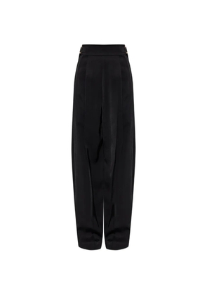 Sportmax buckle-detail pleated trousers - Black