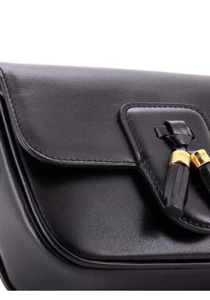 Celine Pre-Owned Tassels Bag Leather Mini crossbody bag - Black