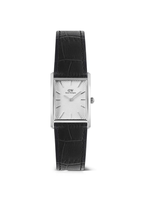 Daniel Wellington Bound crocodile-effect 32mm watch - White
